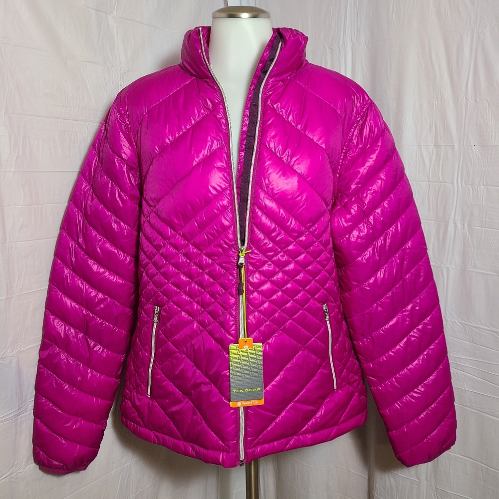 Tek Gear magenta Warm Warmtek jacket